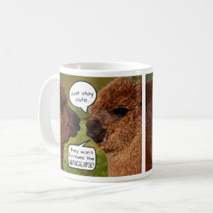 Lustiges Alpaka Alpacalypse Entwerfen Kaffeetasse