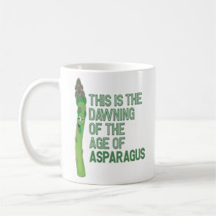 Lustiges "Alter des Spargels" Kaffeetasse