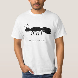 Lustiges Ameisen T-Shirt - Schlecht gezeichnetes G