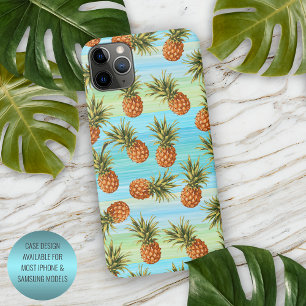 Lustiges Ananas-Fruchtmuster Wasserfarben-Kunst St iPhone 16 Pro Max Hülle