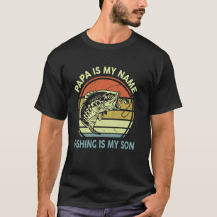 Lustiges Angel-Shirt Bass Papa Vater Cool T-Shirt