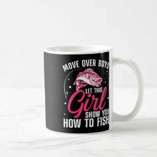 Lustiges Angeldesign für Mädchen Frauen Angler Fis Kaffeetasse