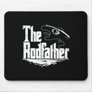 Lustiges Angelgeschenk The Rodfather Mousepad