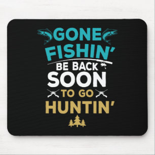 Lustiges Angeljäger-Jagd-Angler-Geschenk Mousepad
