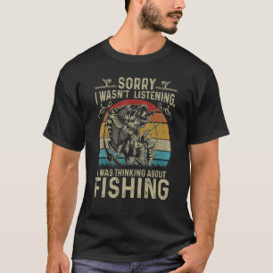 Lustiges Angeln für Männer Frauen Forelle Barsch F T-Shirt