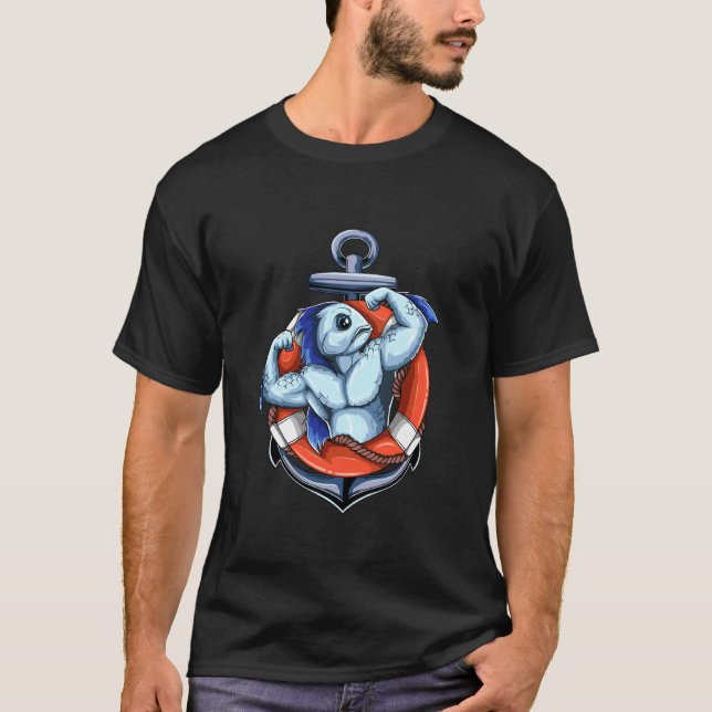 Lustiges Angeln T-Shirt (Vorderseite)