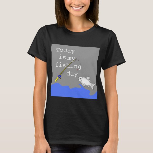 Lustiges Angeln T-Shirt (Vorderseite)
