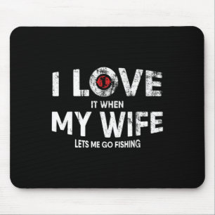 Lustiges Angelzitat für Männer für Angler und Väte Mousepad