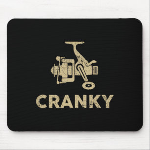 Lustiges Angler-T-Shirt für Männer Mousepad