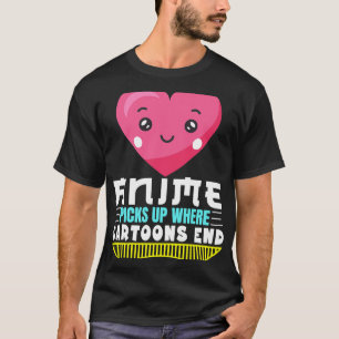 Lustiges Anime-Zitat Anime knüpft dort an, wo Cart T-Shirt