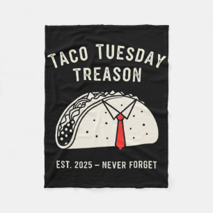 Lustiges Anti-Trump-Taco-Dienstag-Polit-Protest Li Fleecedecke