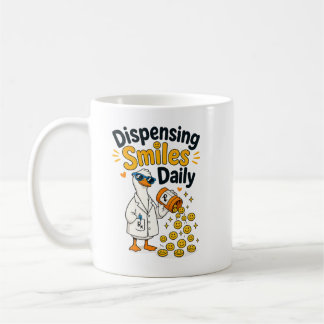 Lustiges Apotheker-Enten-Design Kaffeetasse