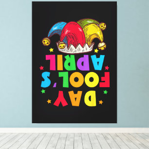 Lustiges Aprilscherz-Kit 1. April Witze Leinwanddruck