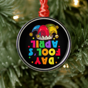 Lustiges Aprilscherz-Kit 1. April Witze Ornament Aus Metall