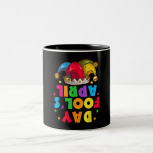 Lustiges Aprilscherz-Kit 1. April Witze Zweifarbige Tasse