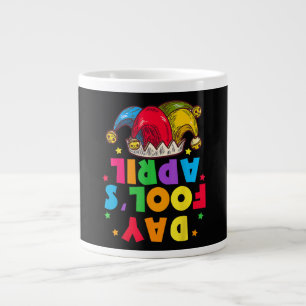 Lustiges Aprilscherz-Set 1. April Witze Jumbo-Tasse