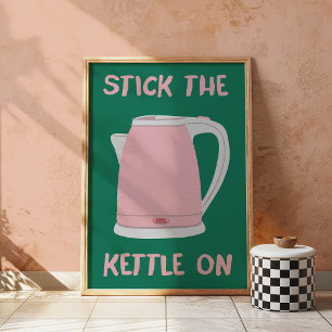Lustiges ästhetisches Teeliebhaber-Geschenk Tea Po Poster
