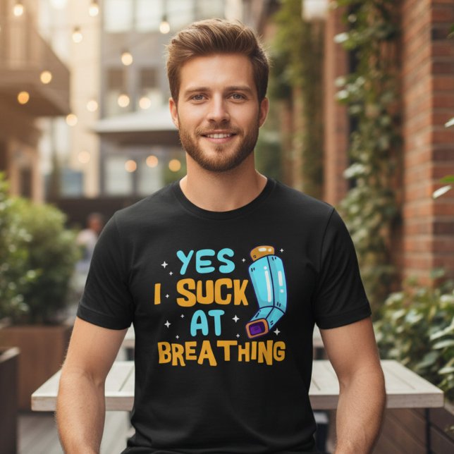 Lustiges Asthma-Bewusstsein Tri-Blend Shirt (Von Creator hochgeladen)