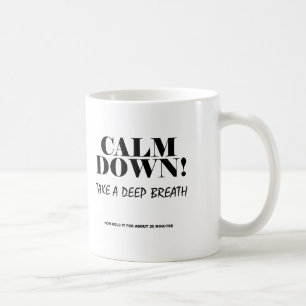 Lustiges Atem anhalten Tasse