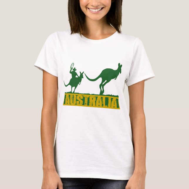 Lustiges Australien T-Shirt (Vorderseite)