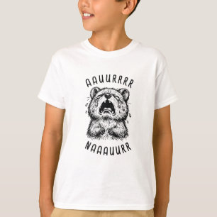 Lustiges australisches Aur Naur (Oh Nein) weinende T-Shirt
