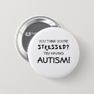 Lustiges Autismus-Bewusstsein   ASD Button