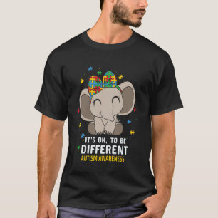 Lustiges Autismus-Bewusstsein Süßer autistischer E T-Shirt