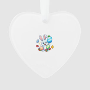 Lustiges Autismus-Bewusstseins-Puzzle-Osterhase-Ei Ornament