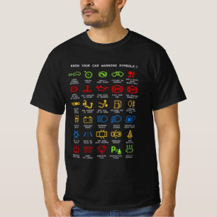 Lustiges Auto-Warnschild Grafik T-Shirt - Unisex A