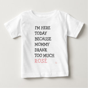 Lustiges Baby-Ballettröckchen - Mama trank zu vie Baby T-shirt