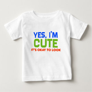 Lustiges Baby ja, bin ich niedlich T-shirt