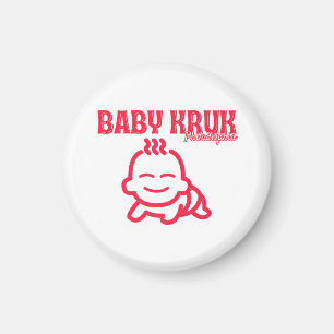 Lustiges Baby Kruk Philadelphia Premium Magnet