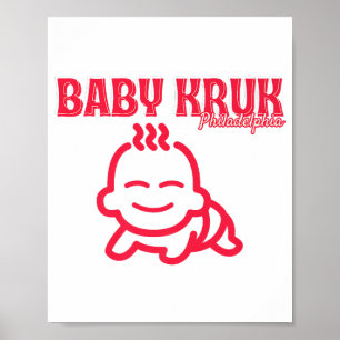 Lustiges Baby Kruk Philadelphia Premium  Poster