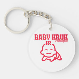 Lustiges Baby Kruk Philadelphia Premium Schlüsselanhänger