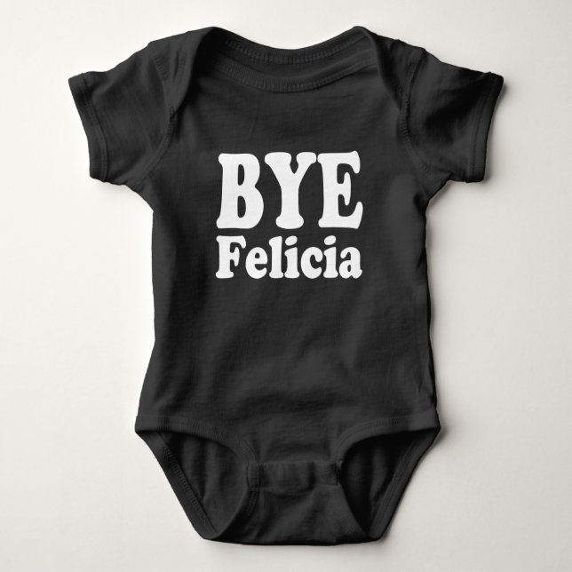 Lustiges Baby-Shirt des abgelegenen Felicia Baby Strampler (Vorderseite)