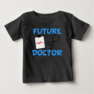 Lustiges Baby zukünftigen Doktors T-shirt