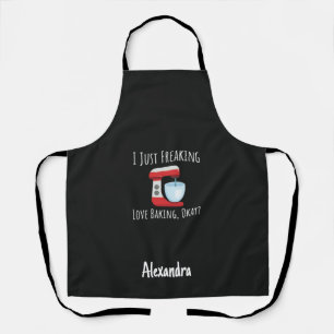 Lustiges Backgeschenk für Bäcker Humor Sarkastisch Schürze