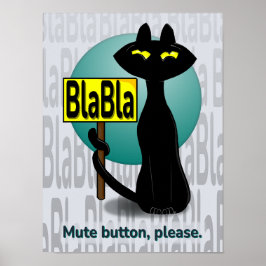 Lustiges Bad Boogie Poster - BlaBla Schild