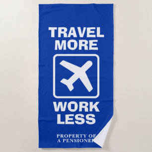 Lustiges Badetuch mit humorvollem Zitat für