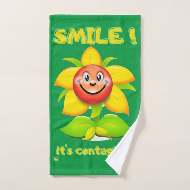 lustiges Badetuch Set "SMILE" (Handtuch)