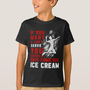 Lustiges Badminton-Shirt Männer Frauen Badminton-S T-Shirt