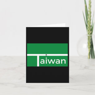 Lustiges Badminton-Spiel Taiwan Neues Flaggen-Desi Karte