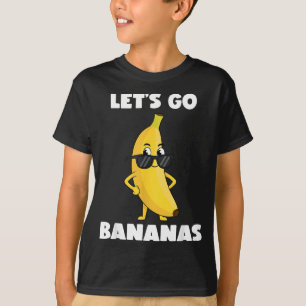 Lustiges Bananen-Shirt Süße Banane Lustig Lass uns T-Shirt