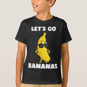 Lustiges Bananen-Shirt süße Banane lustig los geht T-Shirt