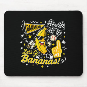 Lustiges Bananen-Shirt Süße Banane Lustige Banane Mousepad