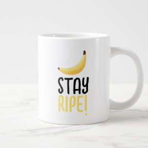 Lustiges Bananenparty-Einzelteil-Set modern und ed Jumbo-Tasse