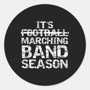 Lustiges Band-Zitat-Geschenk Nicht Football Es ist Runder Aufkleber