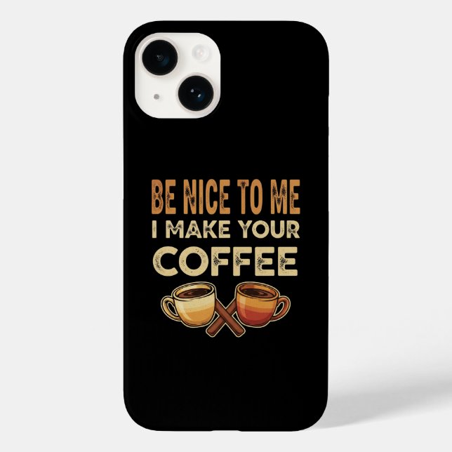 Lustiges Barista-Cafe-Liebhaber-Geschenk Case-Mate iPhone Hülle (Rückseite)