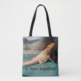 Lustiges bärtiges Drache-Bild