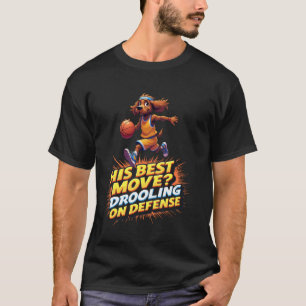 Lustiges Basketball-Geschenk für Cocker Spaniel-Hu T-Shirt